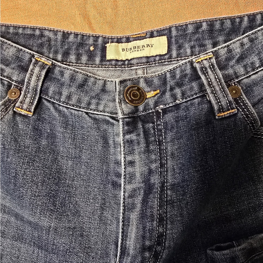 Burberry Dark Blue Denim Jeans for Men